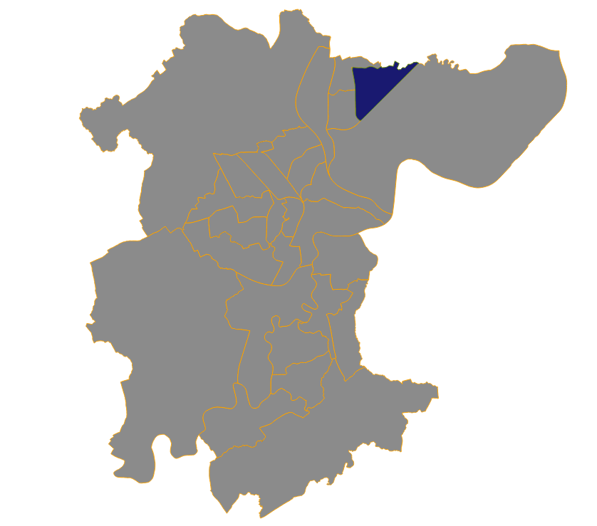 Area map of the Billingham East Ward