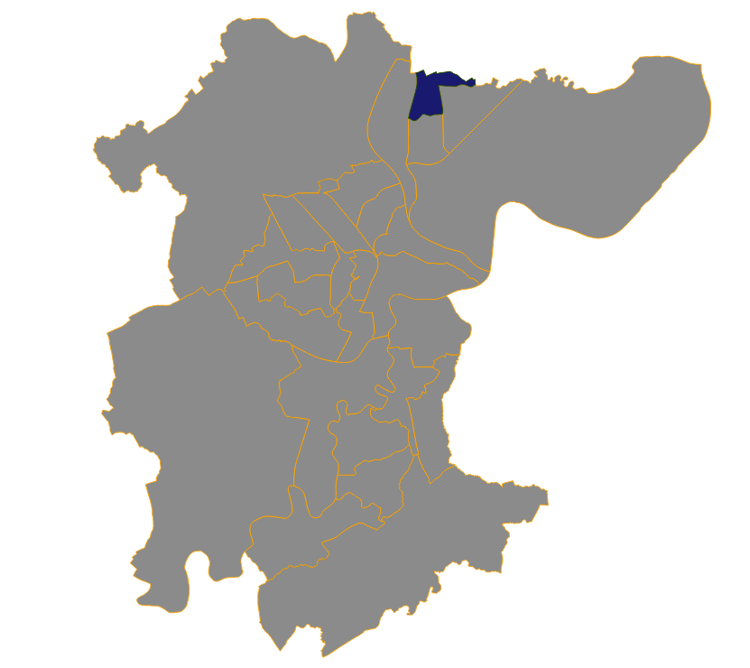 Area map of the Billingham North Ward