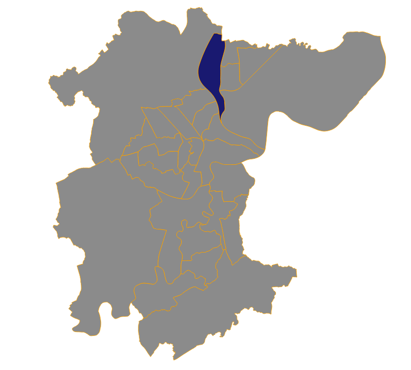 Area map of the Billingham West and Wolviston Ward