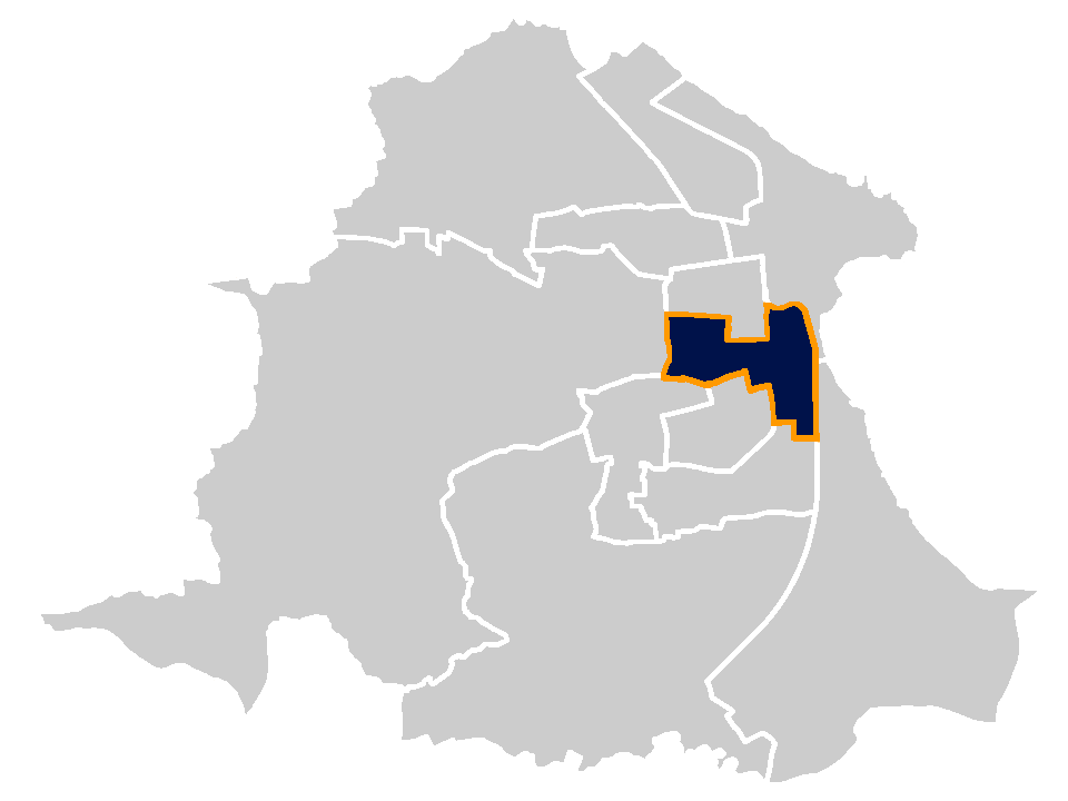 Area map of the Burn Valley Ward