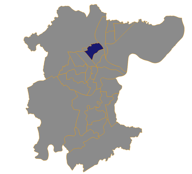 Area map of the Norton North Ward