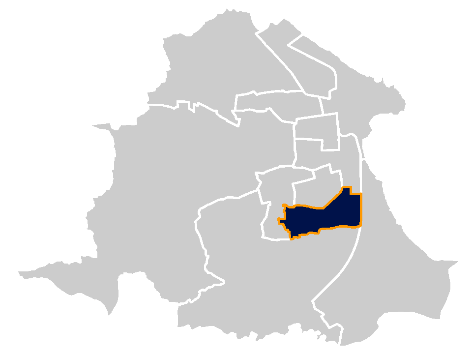 Area map of the Rossmere Ward