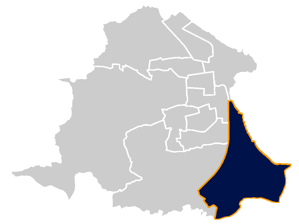 Area map of the Seaton Ward