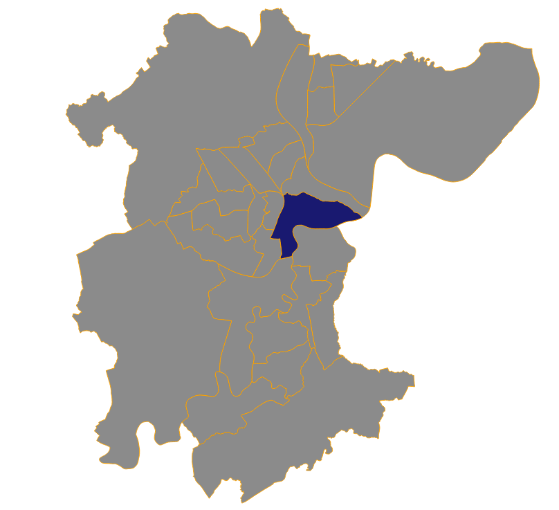Area map of the Stockton Town Centre Ward